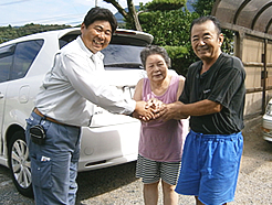 お客様と宮原窯業の職人